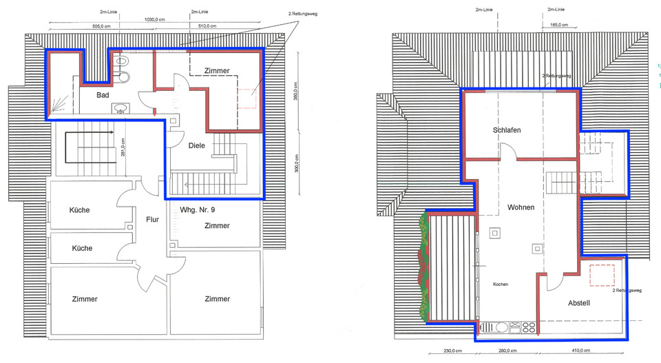 Dachgeschoßwohnung Braunschweig Lehndorf-Watenbüttel - 3 Zimmer, 87 m&sup2;, 198.000&euro; | Angebot:24846631