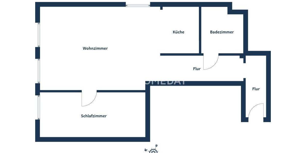 Etagenwohnung Wolfenbüttel Stadtgebiet - 2 Zimmer, 65 m&sup2;, 169.000&euro; | Angebot:26806304