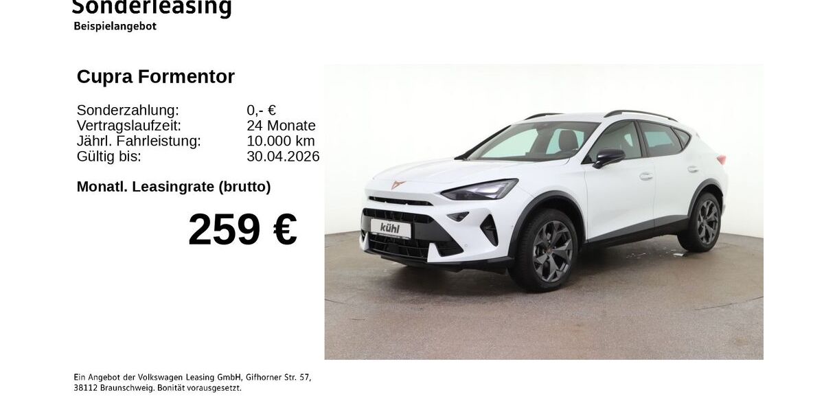 Cupra Formentor 21.790 km 32.690 &euro; Gifhorn 38518