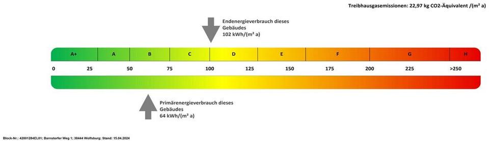 Etagenwohnung Wolfsburg Detmerode - 2 Zimmer, 67 m&sup2;, 570&euro; | Angebot:24858813