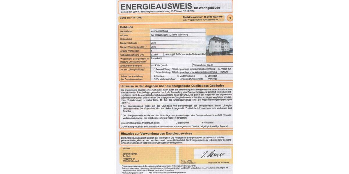 Etagenwohnung Wolfsburg Alt-Wolfsburg - 3 Zimmer, 100 m&sup2;, 1.190&euro; | Angebot:26536402