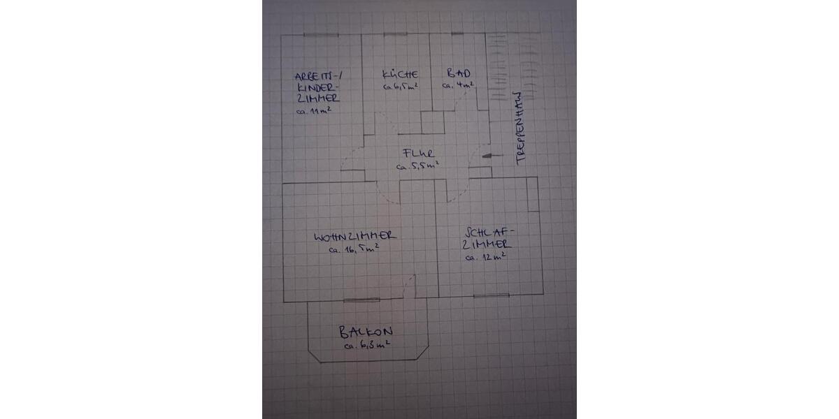 Etagenwohnung Braunschweig Westliches Ringgebiet - 3 Zimmer, 60 m&sup2;, 730&euro; | Angebot:27620511