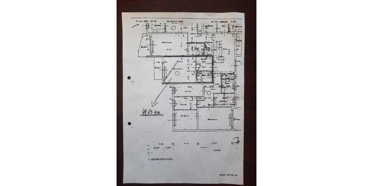 Etagenwohnung Braunschweig Wabe-Schunter-Beberbach - 1 Zimmer, 41 m&sup2;, 114.000&euro; | Angebot:26306024