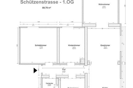 Wohnung Salzgitter Ortschaft Ost - 3 Zimmer, 90 m&sup2;, 1.260&euro; | Angebot:26068721