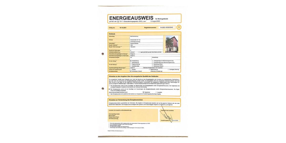 Etagenwohnung Braunschweig Nordstadt - 1 Zimmer, 32 m&sup2;, 100.000&euro; | Angebot:26690330