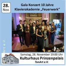 Klavierakademie „Feuerwerk“ 28.11.2026 Festsaal Prinzenpalais