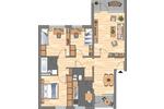 Etagenwohnung Braunschweig Timmerlah-Geitelde-Stiddien - 4 Zimmer, 87 m&sup2;, 767&euro; | Angebot:25993833
