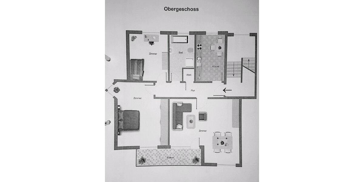 Etagenwohnung Salzgitter Ortschaft Ost - 3 Zimmer, 84 m&sup2;, 706&euro; | Angebot:25893800