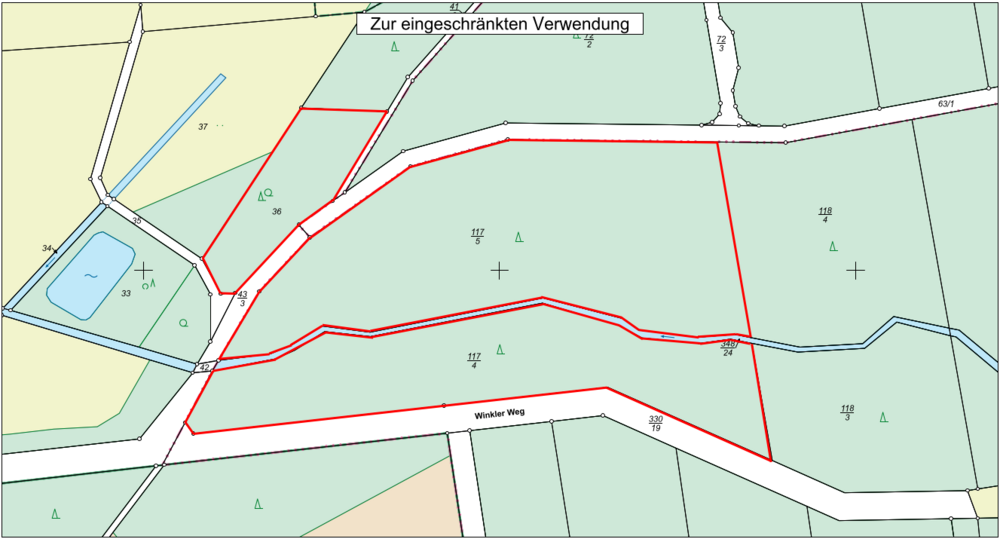 Waldflächen nahe Gifhorn - Kein Bauland