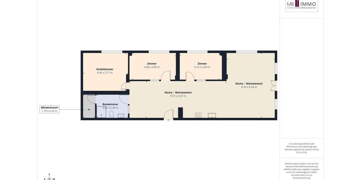 Erdgeschoßwohnung Wolfsburg Ehmen - 4 Zimmer, 128 m&sup2;, 1.594&euro; | Angebot:26611198