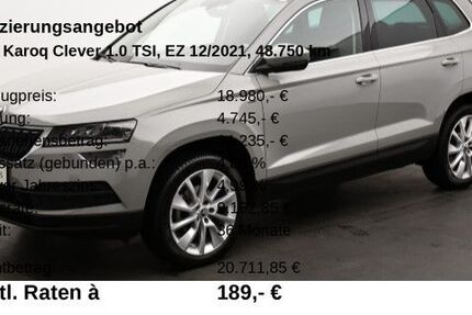 Skoda Karoq 48.750 km 18.480 &euro; Wolfsburg 38440
