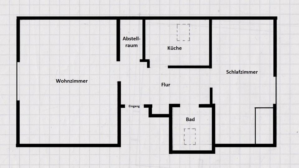 Dachgeschoßwohnung Gifhorn - 2 Zimmer, 57 m&sup2;, 560&euro; | Angebot:24950687