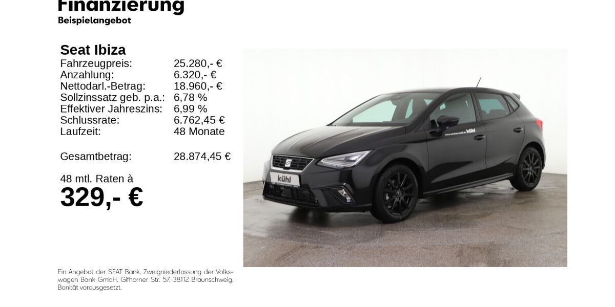 Seat Ibiza 1.500 km 24.980 &euro; Gifhorn 38518