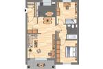 Etagenwohnung Braunschweig Timmerlah-Geitelde-Stiddien - 3 Zimmer, 79 m&sup2;, 638&euro; | Angebot:26561484