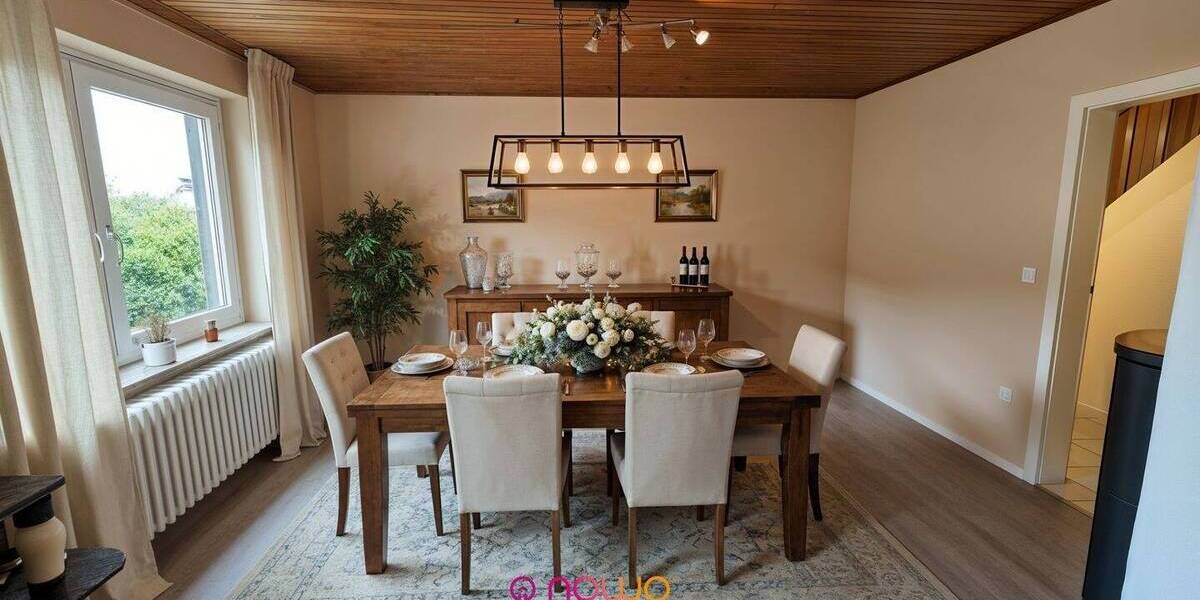 Charmante Doppelhaushälfte mit großem Garten, Kaminofen und Platz für die ganze Familie 5 zimmer