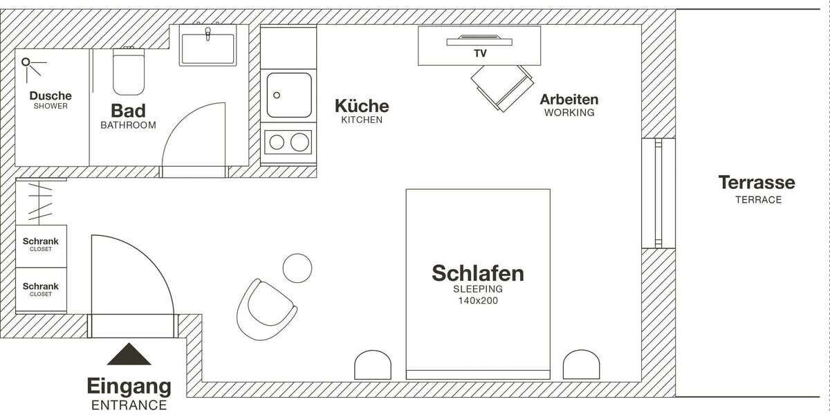 Zimmer Wolfsburg Vorsfelde - 1 Zimmer, 1.290&euro; | Angebot:22823664