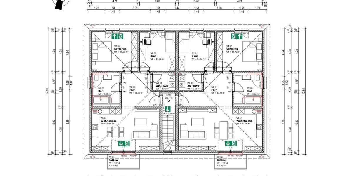 Erdgeschoßwohnung Wolfsburg Almke - 3 Zimmer, 85 m&sup2;, 290.000&euro; | Angebot:25921996