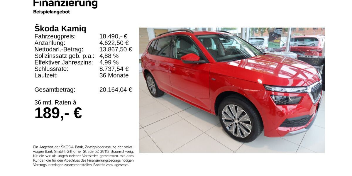 Skoda Kamiq 41.400 km 18.290 &euro; Gifhorn 38518
