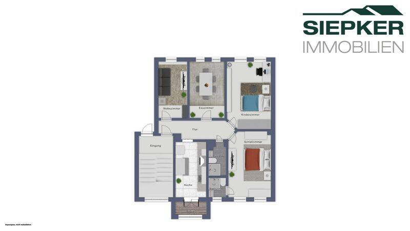 Etagenwohnung Braunschweig Westliches Ringgebiet - 4 Zimmer, 94 m&sup2;, 295.000&euro; | Angebot:26904028