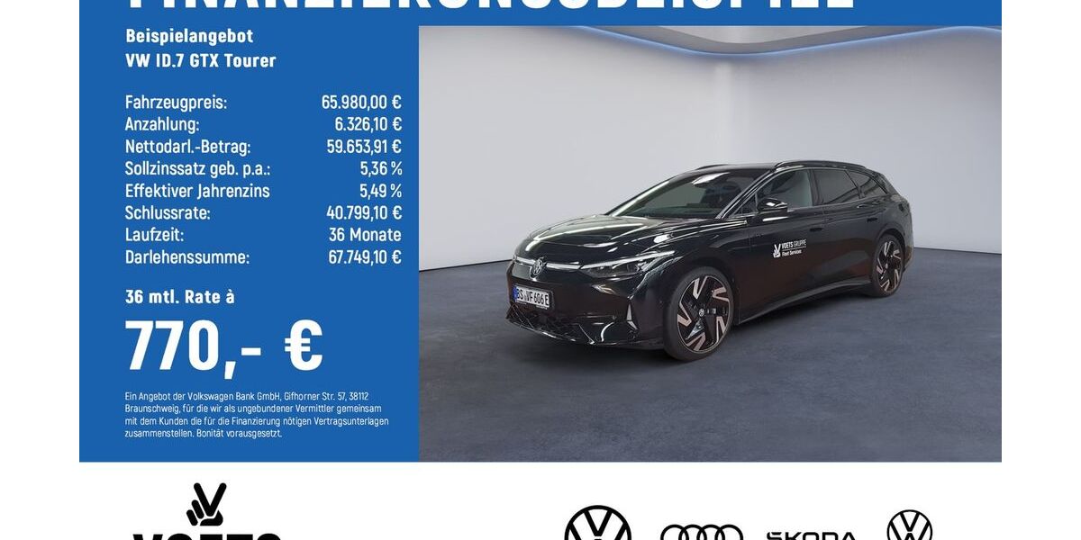 VW ID.7 3.000 km 65.980 &euro; Braunschweig 38124