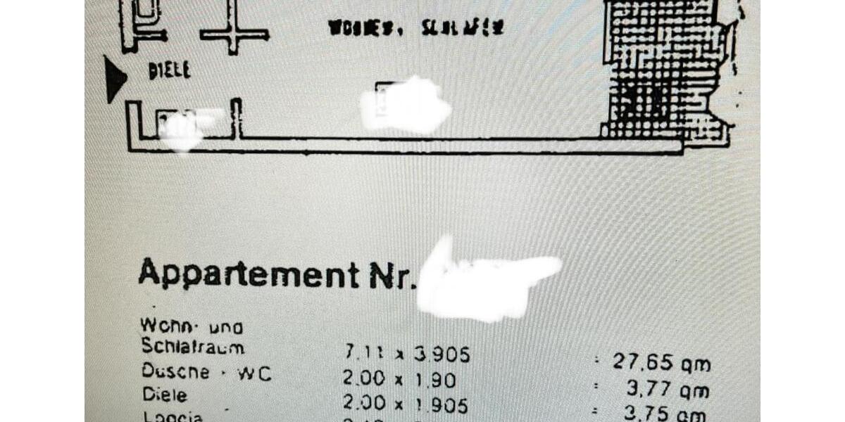 Etagenwohnung Wolfsburg Ehmen - 1 Zimmer, 39 m&sup2;, 85.000&euro; | Angebot:25697248