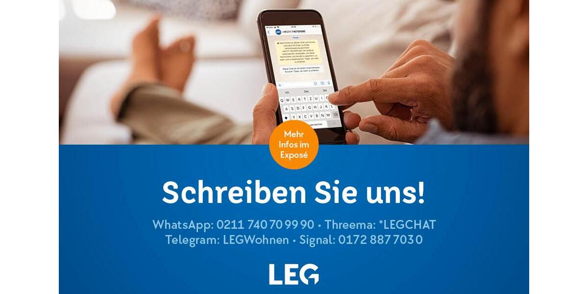 Etagenwohnung Wolfsburg Detmerode - 2 Zimmer, 60 m&sup2;, 509&euro; | Angebot:26532303