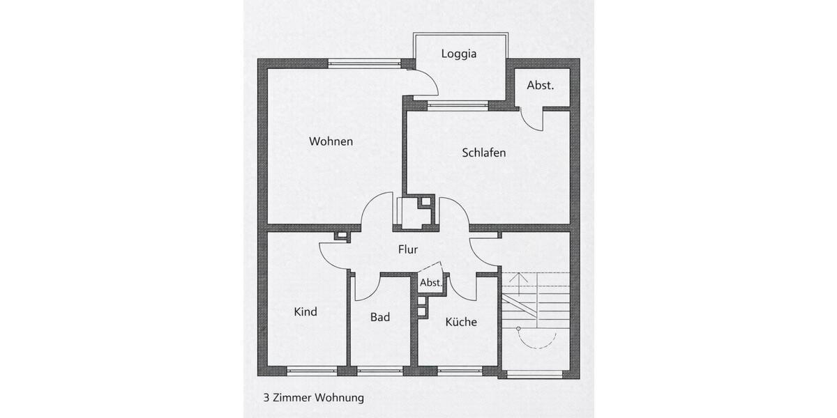 Erdgeschoßwohnung Salzgitter Ortschaft Südost - 3 Zimmer, 63 m&sup2;, 65.000&euro; | Angebot:24432367
