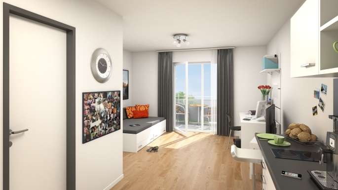 Wohnung zum Mieten in Braunschweig 390 € 20.69 m²