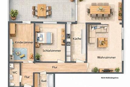 Wohnung Salzgitter Ortschaft Südost - 3.5 Zimmer, 87 m&sup2;, 154.999&euro; | Angebot:25308088