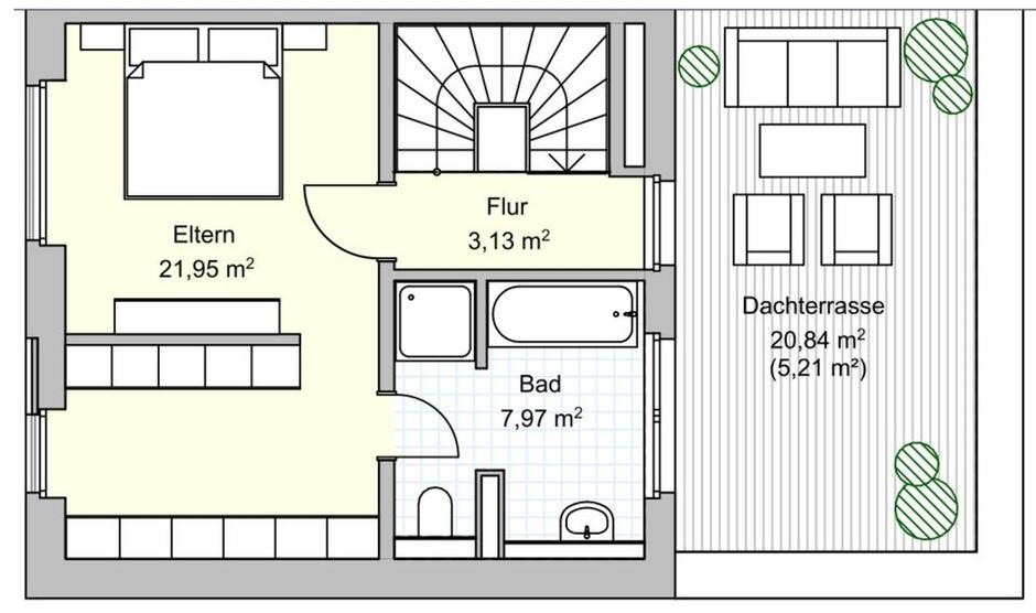 Stadtvilla im Bauhausstil zur Miete - Unverbaubarer Blick ins Grüne – Leben am Stadtrand mit Stil und Komfort