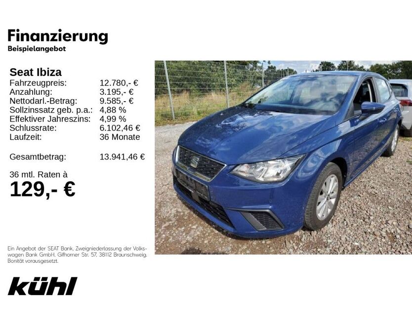 Seat Ibiza 46.840 km 11.980 € Gifhorn 38518