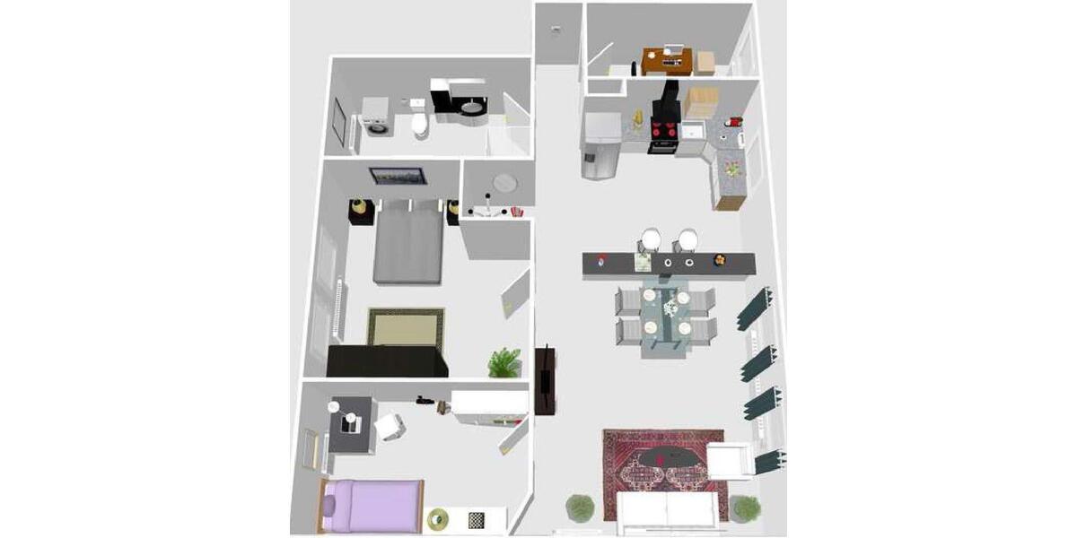 Dachgeschoßwohnung Wolfsburg Almke - 4 Zimmer, 76 m&sup2;, 142.000&euro; | Angebot:26625526