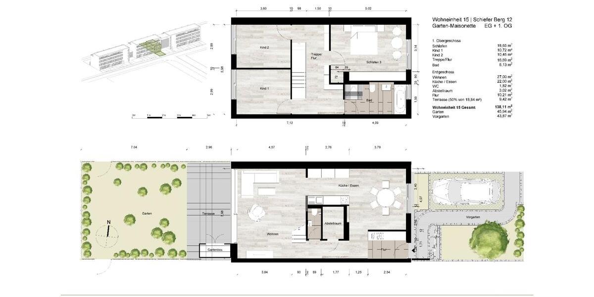 Maisonettenwohnung Braunschweig Heidberg-Melverode - 5 Zimmer, 138 m&sup2;, 615.000&euro; | Angebot:25976856