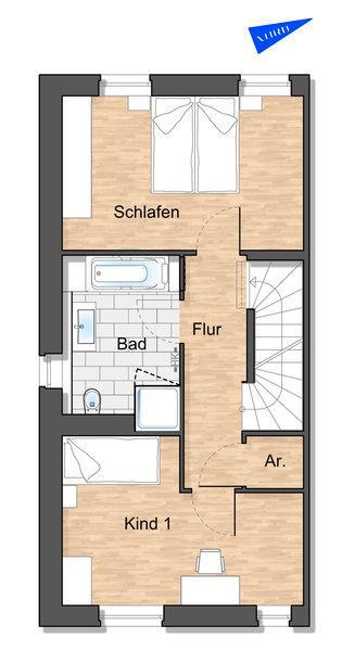 Ihre neue Wunsch-Doppelhaushälfte! 1. GRUNDMIETE GESCHENKT * zimmer