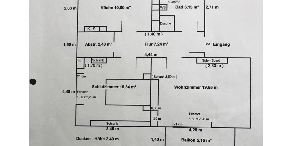 Etagenwohnung Wolfsburg - 2 Zimmer, 69 m&sup2;, 247.000&euro; | Angebot:27083780