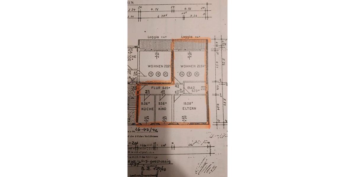 Etagenwohnung Braunschweig Wabe-Schunter-Beberbach - 3 Zimmer, 82 m&sup2;, 200.000&euro; | Angebot:23739018