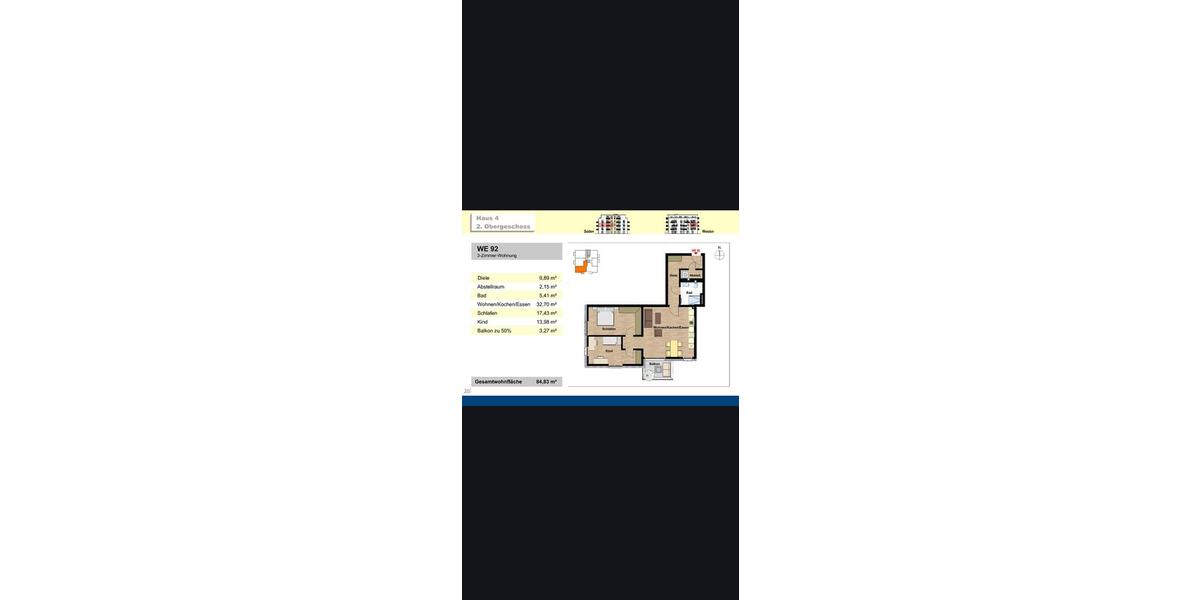 Etagenwohnung Braunschweig Südstadt- Rautheim- Mascherode - 3 Zimmer, 85 m&sup2;, 974&euro; | Angebot:26648711