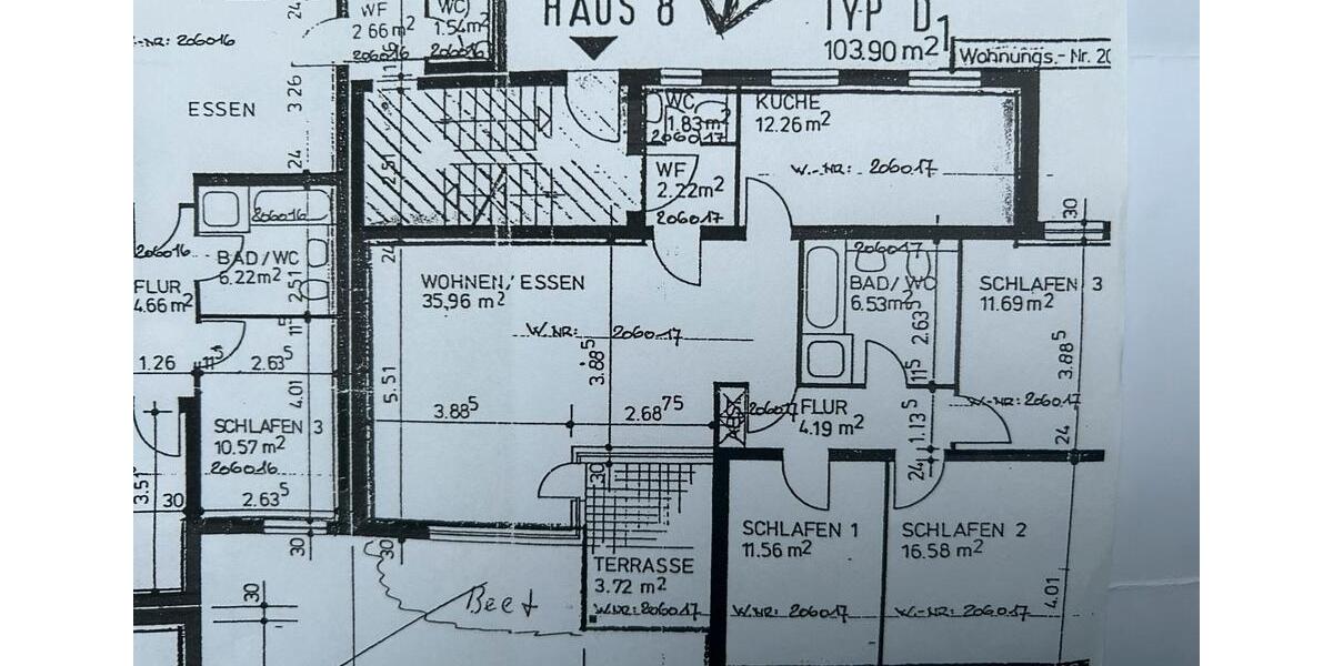 Erdgeschoßwohnung Wolfsburg Ehmen - 4 Zimmer, 104 m&sup2;, 1.400&euro; | Angebot:26689013