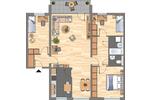 Etagenwohnung Wolfsburg Detmerode - 3.5 Zimmer, 90 m&sup2;, 685&euro; | Angebot:26632531