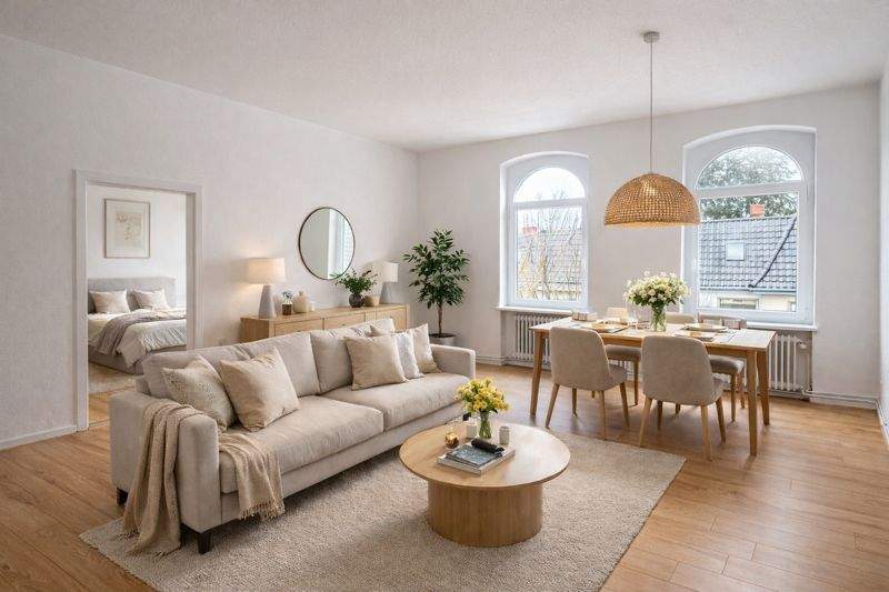 Etagenwohnung Braunschweig Lehndorf-Watenbüttel - 2 Zimmer, 80 m&sup2;, 800&euro; | Angebot:25070361