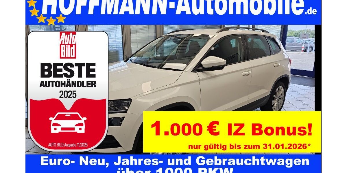 Skoda Karoq 56.199 km 21.450 &euro; Wolfsburg-Heiligendorf 38444