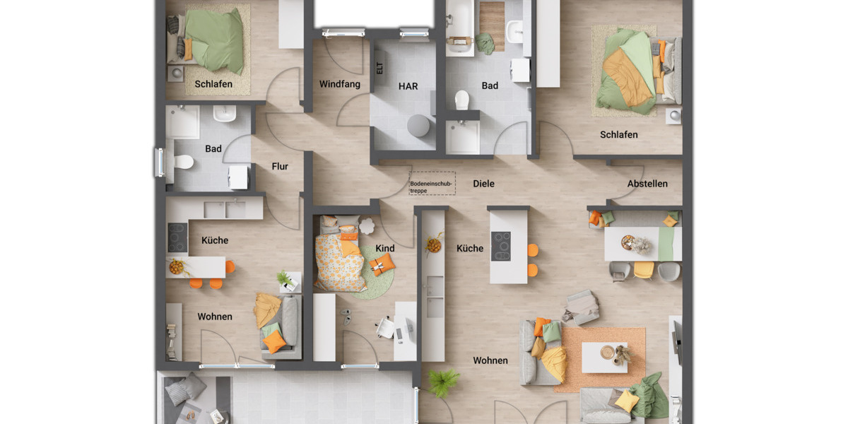 Bungalow Salzgitter Salder - 5 Zimmer, 133 m&sup2;, 373.850&euro; | Angebot:25669752