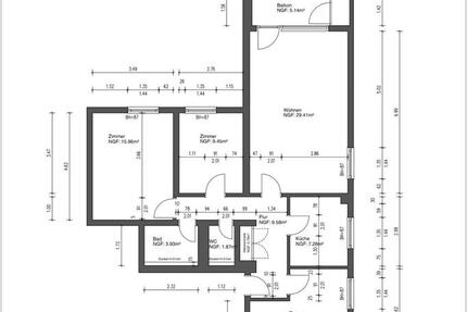 Wohnung Braunschweig Timmerlah-Geitelde-Stiddien - 4 Zimmer, 95 m&sup2;, 800&euro; | Angebot:25945770