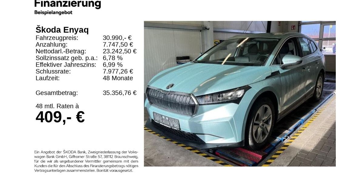 Skoda Enyaq 53.840 km 30.400 &euro; Gifhorn 38518
