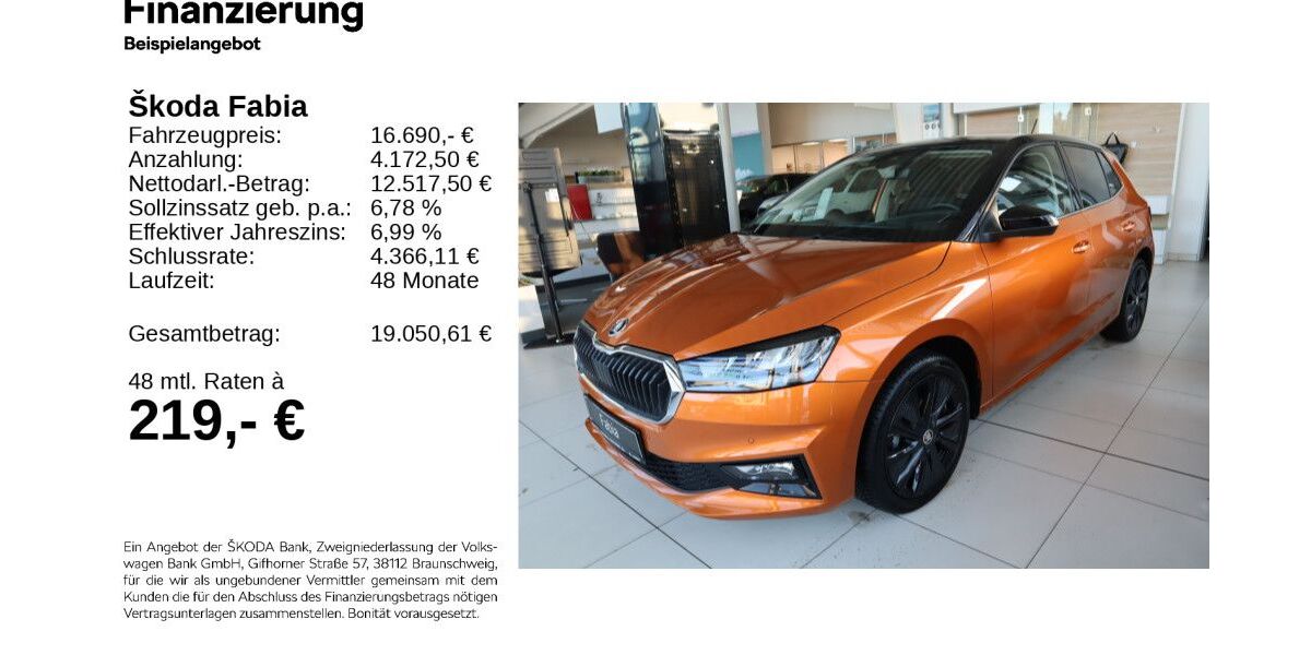 Skoda Fabia 18.000 km 16.490 &euro; Gifhorn 38518