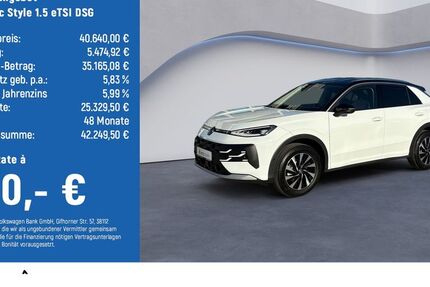 VW T-Roc 1.500 km 39.340 &euro; Wolfenbüttel 38304