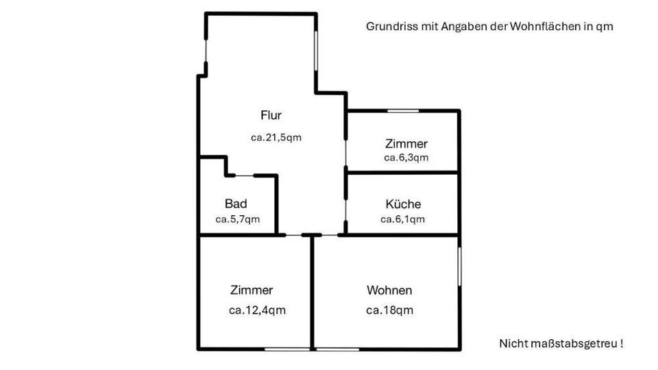 Dachgeschoßwohnung Meinersen - 3 Zimmer, 70 m&sup2;, 148.500&euro; | Angebot:26288295