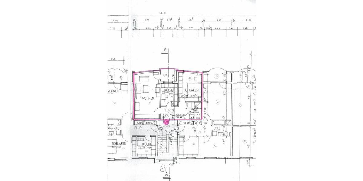 Etagenwohnung Wolfsburg Almke - 2 Zimmer, 54 m&sup2;, 140.000&euro; | Angebot:26024536