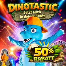 Dinotastic Live! Die Reise zum Feuervulkan - Kultursommer Salzgitter 02.08.2026 Museum Schloss Salder