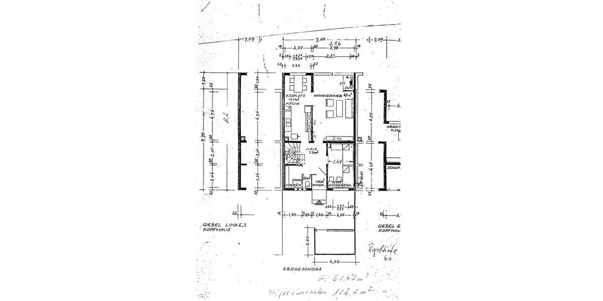 Reihenhaus Wolfsburg Alt-Wolfsburg - 4 Zimmer, 103 m&sup2;, 215.000&euro; | Angebot:24390324